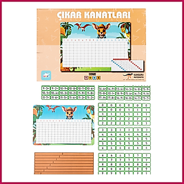Kanguru Matematik Çıkar Kanatları Oyunu - Çıkarma İşlemi Öğreten Eğitici Oyun|Müfredata Uyumlu / 5-6 Yaş