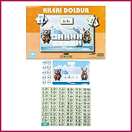 Kanguru Matematik Kileri Doldur Oyunu - Çıkarma İşlemi Öğrenme | 3-7 Yaş | İlkokula Hazırlık / 5-6 Yaş
