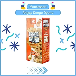 Montessori Ahşap Denge Oyunu